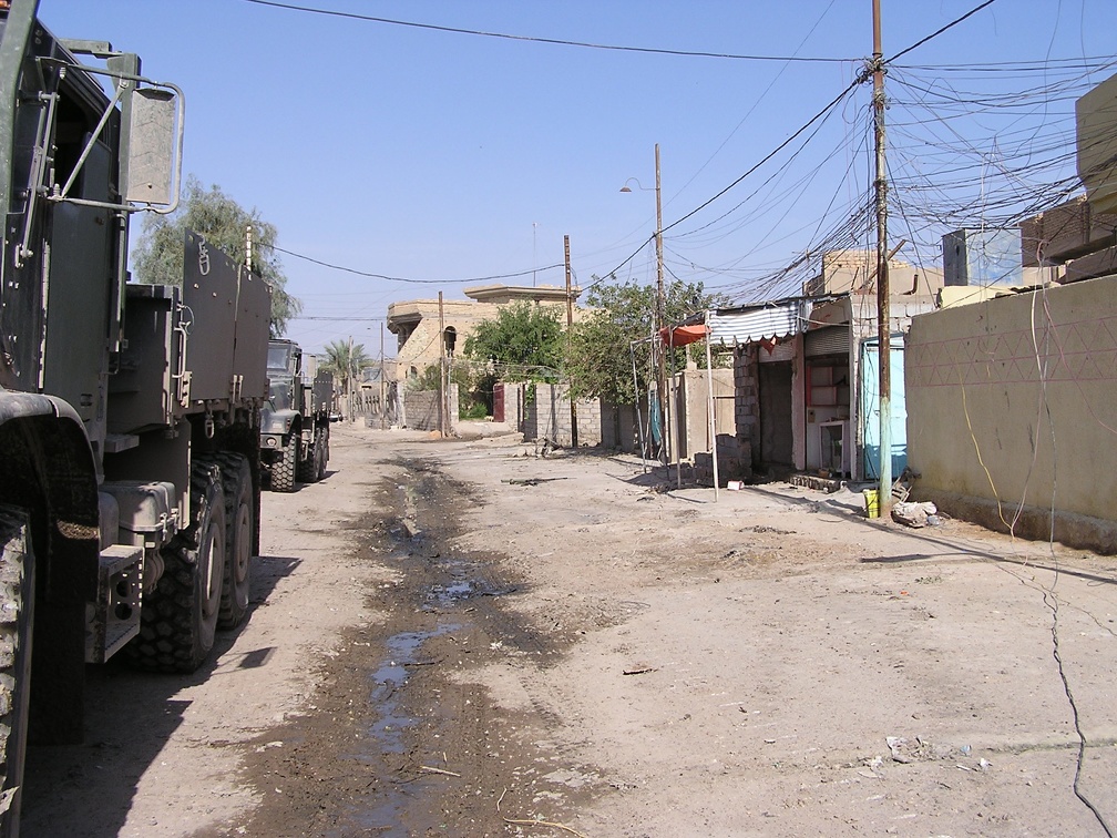 Rolling down the streets of Fallujah